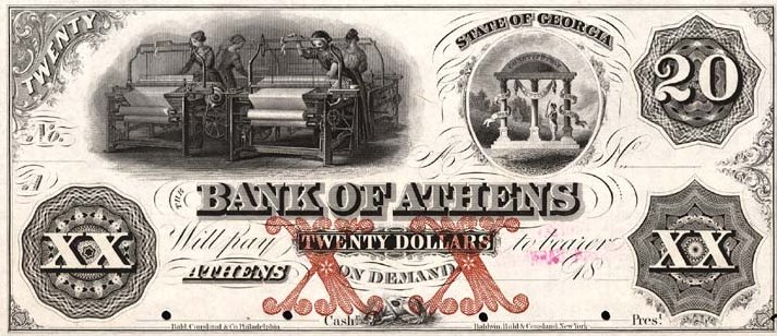 Athens- Bank of Athens, 1850s